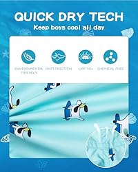 SURF CUZ Boys Swim Trunks Toddler Swim Shorts UPF