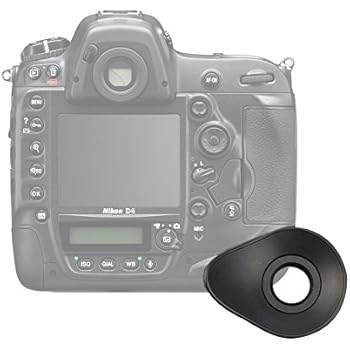 JJC Oculare In Silicone Morbido Con Vetro Ottico Per Nikon D800 D800E - Foto 5