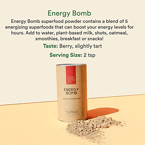 Your Super Energy Bomb PreWorkout Superfood Energy Drink Booster