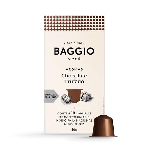 Baggio Café Cápsulas De Café Aroma Chocolate Trufado Compatível Com Nespresso Contém 10 Cápsulas