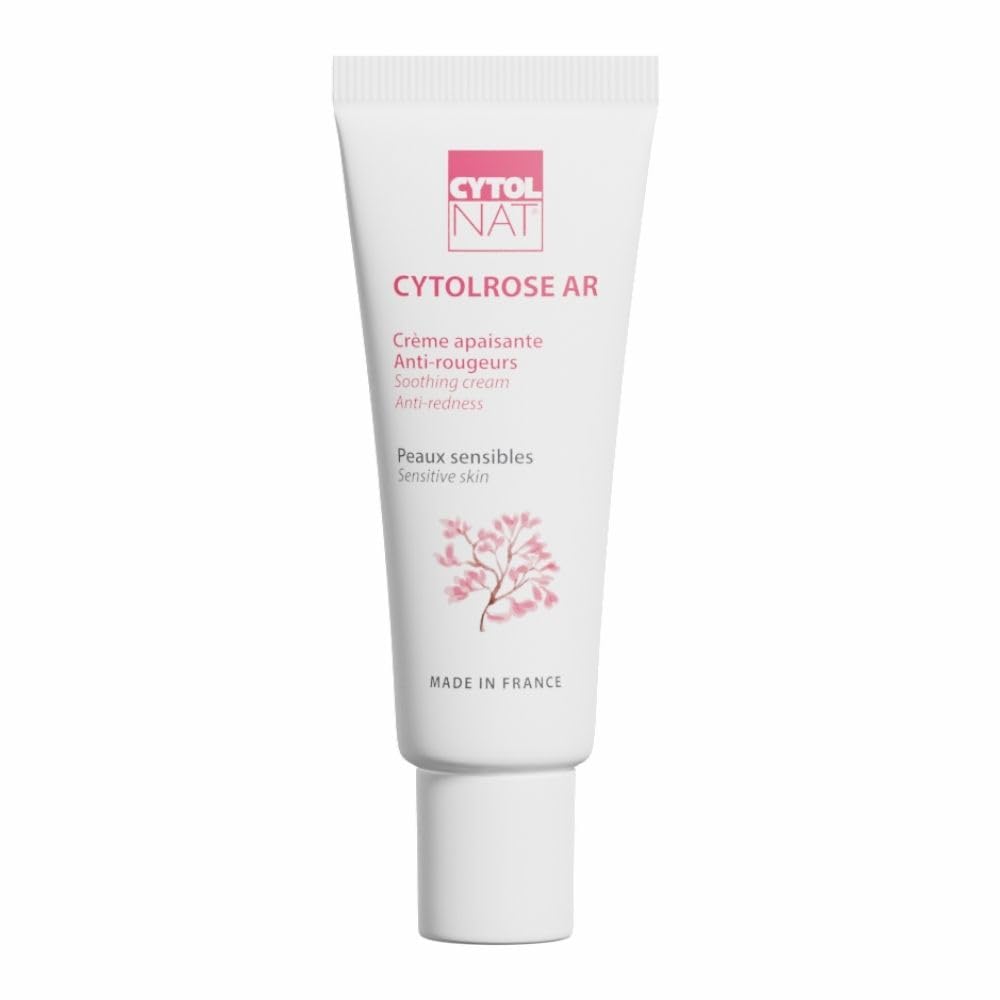 CYTOLNAT - Cytolrose AR Soothing Anti-Redness Cream - Moisturises, Soothes, Reduces Redness - Sensitive Skin - Face - Natural Formula - 40ml