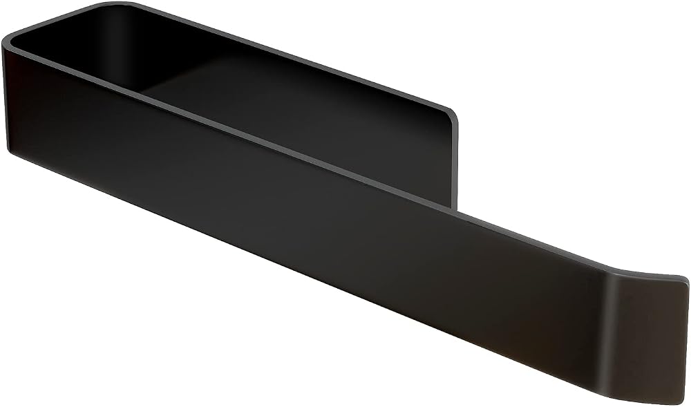 Vista SUS304 Self-Adhesive Towel Holder 25 cm Black Stainless Steel No Drilling