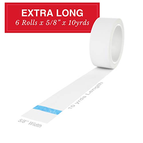 Swiss Safe First Aid Tape, Medical Microporous Surgical Tape, 5/8in