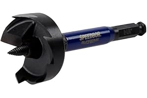 IRWIN SPEEDBOR SUPREME Woodboring Self-Feed Drill Bit 2 1/8 in. X 6 in. (IWAX2008)