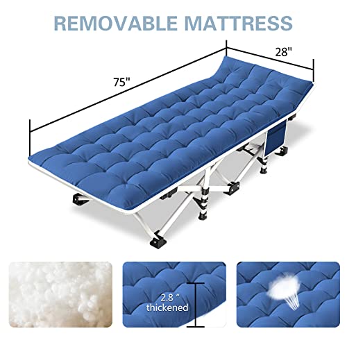 Cot, Camping Cot With Mattress, Cots For Adults, Folding - Nice C