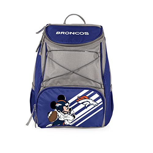 NFL Mickey Denver Broncos PTX Backpack Cooler - Soft Cooler Backpack - Insulate…