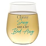 Funny Wine Glass for Women Men | Sassy Gifts for