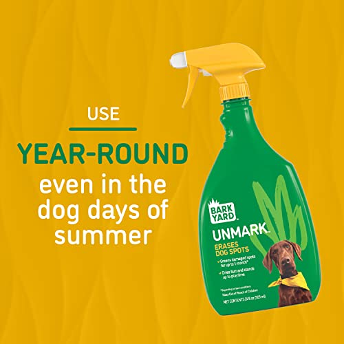 BarkYard UnMark Green Grass Paint and Lawn Spray for Dog Spot Repair that Covers up to 30 Urine