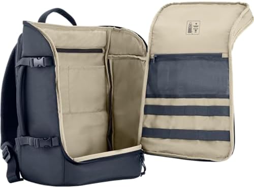 Laptop-Rucksack | für 15,6" Laptops | 25L (nicht erweitert)/30 L (erweitert) | wasserabweisend | unisex | 860 g | verschließbare Reißverschlüsse | reflektierendes Material | RFID-Fach | Blau