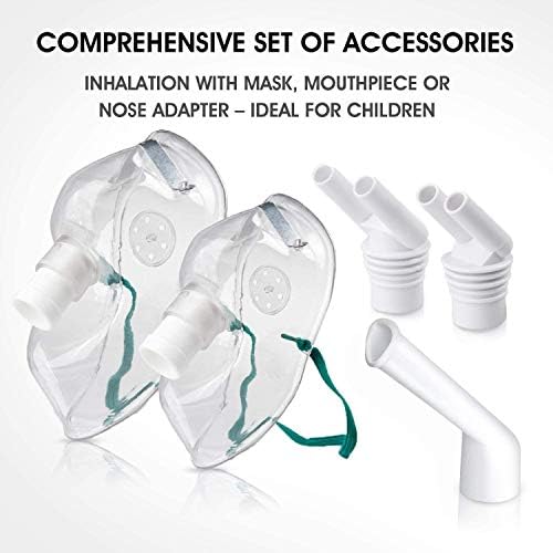 Inhalador Nebulizador Electrico CN560 Nebulizador Bebe Adulto Para Inhalación De Medicamentos Líquidos (Blanco)