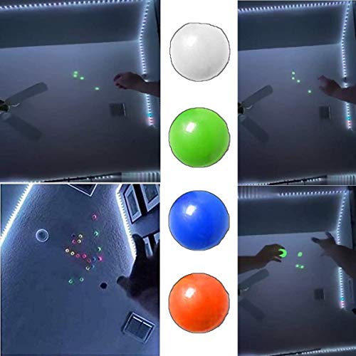 Glow in The Dark Sticky Ceiling Balls, Stress Ball for Adults and Kids