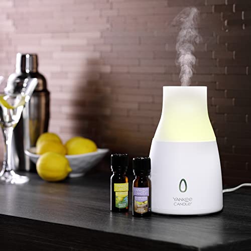 Yankee Candle Ultrasonic Essential Oil Diffuser with 10 Color Lights
