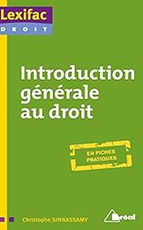 Introduction générale au droit