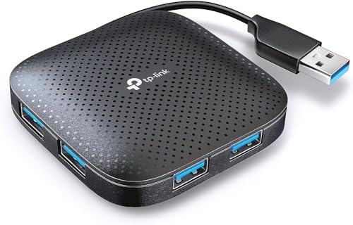 UH400 Hub USB 3.0-4 in 1, 4 Porte, Sdoppiatore, Multipresa Portatile, 4 Indicatori LED, Design con Cavo Pieghevole, Ultra Compatto, Adattatore per Windows, Mac OS X, Linux