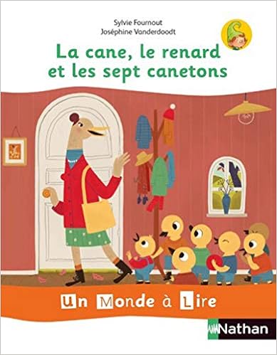 couverture de : La cane, le renard et les sept canetons