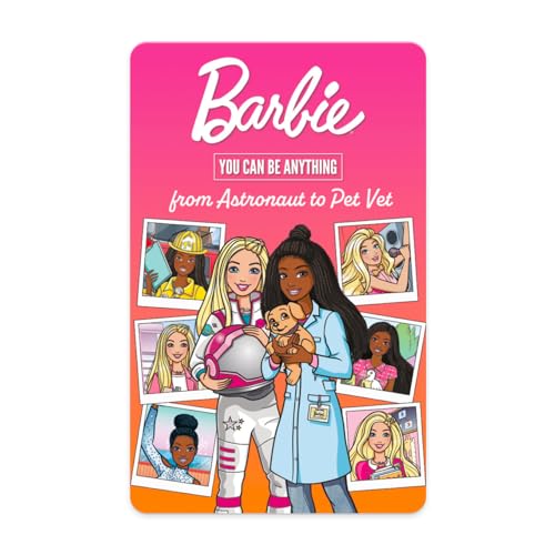Yoto Barbie You Can Be Anything: from Astronaut to Pet Vet – Kids Audio Card for Use with Player & Mini All–in–1 Audio Device, Screen–Free Listening, Fun Playtime, Bedtime & Travel Stories, Ages 3+