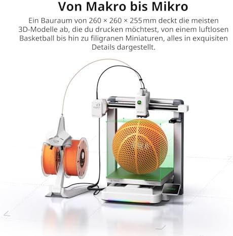 Creality SPARKX i7 Autofill Combo 3D-Drucker, KI Foto-zu-3D Modellierung, Mehrfarbiger Druck bereit, Automatische Nivellierung, Desktop FDM 3D-Drucker für Einsteiger