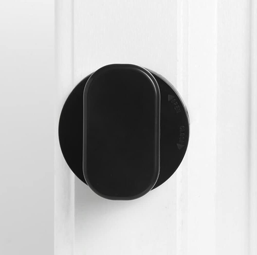 KAFENDA Sticky Strong Suction Cup Glass Door and Window Handle Kitchen Refrigerator Drawer Cabinet Handle Bathroom Wall handrail Shower handrail Suction Cup (Black) — image 1
