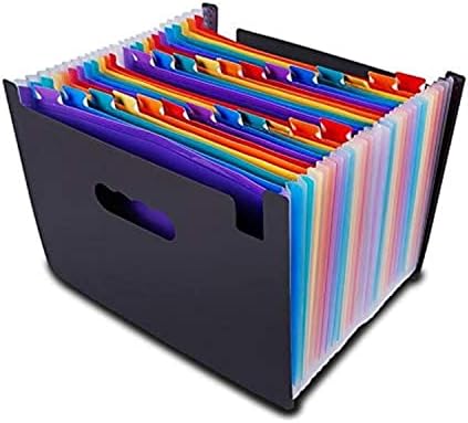 Expanding File Folder 24 Pockets Accordion Folder A4 Letter Size