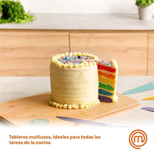 Tábuas de cortar de cozinha, conjunto de 3 peças de tábua de bambu - 38x27,5 cm / 34x23,5 cm / 23x15 cm, ideal para cortar pão, fiambre, legumes e queijos, conjunto de tábuas de cortar, sustentável
