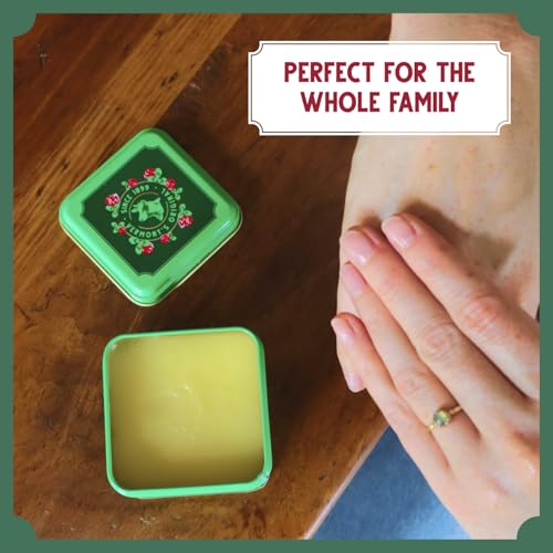 Bag Balm Vermont's Original Skin Moisturizer - Full Body Hydrating Skin Care: Dry Hands, Lips, Face, Feet & More - Unscented, Cruelty & Paraben Free - Day & Night, Men & Women (4oz Tin, Made in USA)