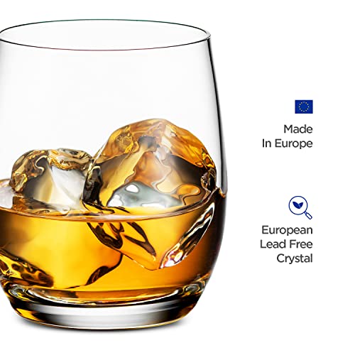 Godinger Double Old Fashioned Whiskey Glasses, Rocks Glasses, Glass