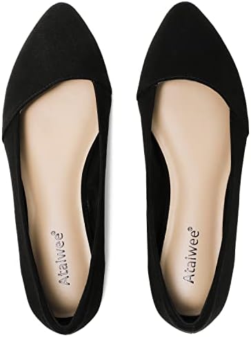 wide width pointed flats