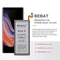 BEBAT Replacement Battery for Samsung Galaxy Note