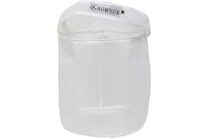 Growsun 2 Gallon 220 Micron Bubble Filter Zipper Bag for Extracting Washing Machine