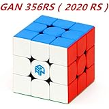 CuberSpeed Gan 356 RS 3x3 stickerelss Magic Cube GAN 356 R S 3x3x3 Speed Cube Puzzle (356RS Version)
