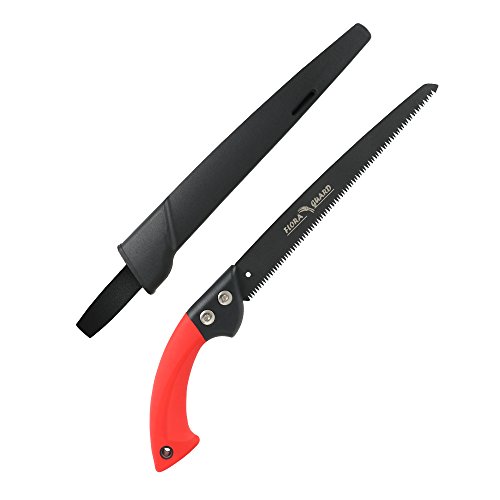 FLORA GUARD 300mm Hand Pruning Saw with Sheath for Trimming Tree Branches