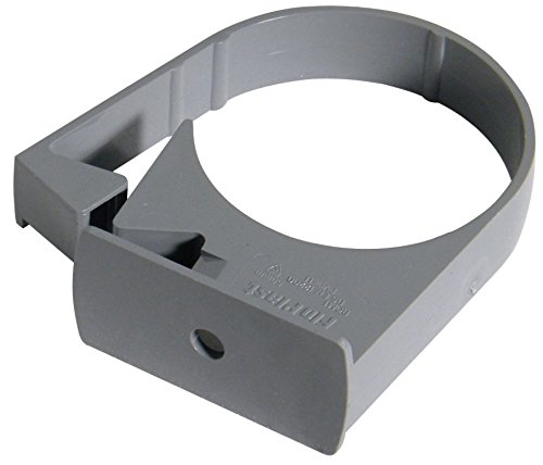 O' SO EEZY RCM1W X 2 White Floplast 50mm Downpipe Bracket Miniflo Guttering for shed, Porch, Conservatory, Out Building, etc Full Range