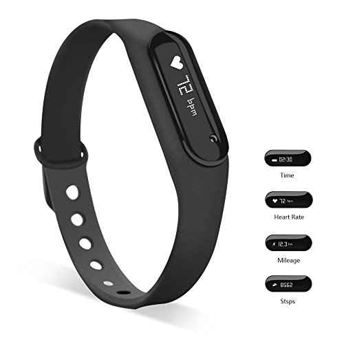 Hannspree Active 24 Bracciale Monitor Frequenza Cardiaca E Contapassi – 2 Cinturini