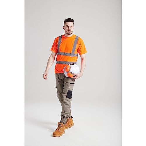 Portwest T-Shirt RIS Hi-Vis Electric Lantern Orange LED Not Water Resistant