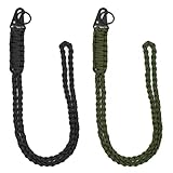 2 Pieces Heavy Duty Paracord Lanyard Braided 550