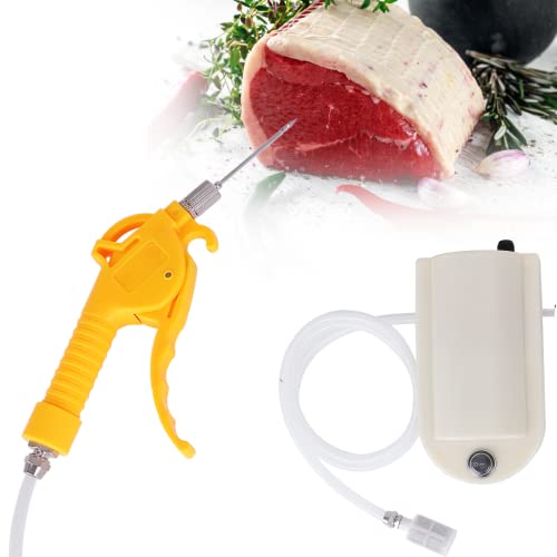 Meat Injector Gun Pump with Hose, 70W Electric Marinade Injector Meat