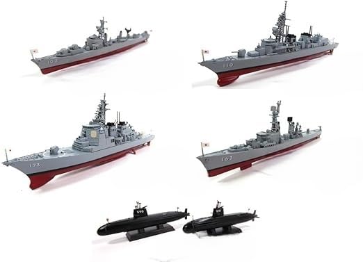 DeAgostini Set of 5 Japanese military ships 1/900 (Ref: SD-10-12-27-31-68)