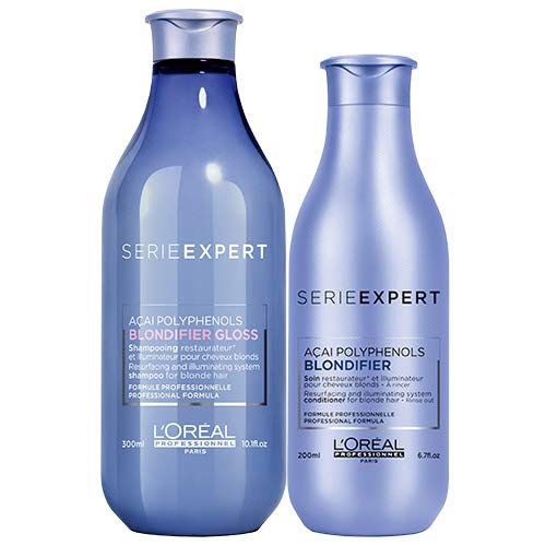 L'Oreal L'OrÃal Professionnel Serie Expert Blondifier Shampoo Gloss 300ml & Conditioner 200ml Duo