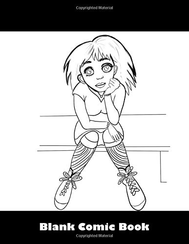 Blank Comic Book Create Your Own Japanese Style Comics And Manga Anime Characters In This Large Idea And Design Sketchbook For Adults And Kids Journals Sassy Girl Amazon Com Books