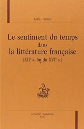 Le  sentiment du temps dans la littérature française