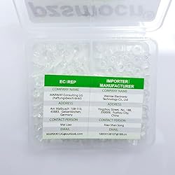 Pzsmocn 200 Pieces/100 Sets M3*6 mm PC Transparent