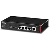 Buffalo 5-Port Desktop Gigabit Green Ethernet High Power PoE Switch (BS-GU2005P)