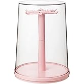 Yushen Rotatable Clear Display Case with Stand for Plush Doll Keychain, Protective Organizers Holder for Collectibles, Dustpr