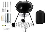 22 inches Outdoor Charcoal Grill Set of 12, Leonyo