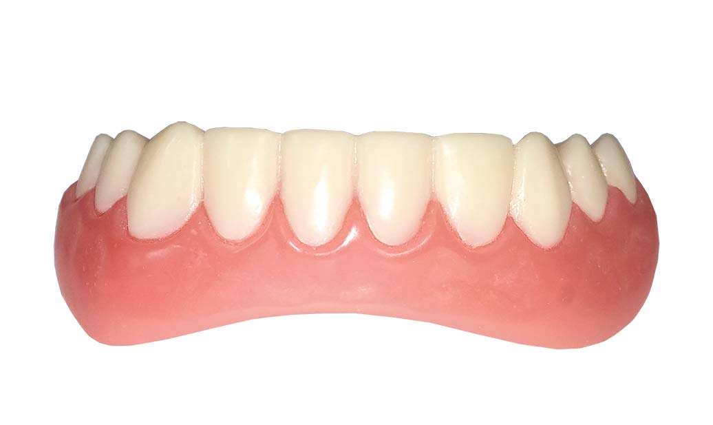 Instant Smile Handmade Cosmetic Lower Teeth, Natural Shade, Comfortable Lower Veneer for Extended Wear, Teeth Veneers for Men and Women, 1 Size Fits Most