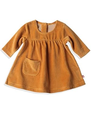 Baby Girls' Velour Little Pocket Dress