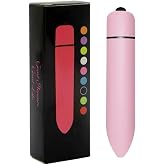 Mini Vibrator Bullet Vibrator for Women Discreet Sex Toys 10 Speed Strong Vibration G Spot Stimulator Massager Lipstick Vibrator for Female Small Sex Toys