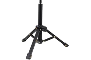 Cenroelon Portable Microphone Stand Desktop 3/8 Tripod Table Stand Adjustable Mic Stand Mic Clip Holder Bracket