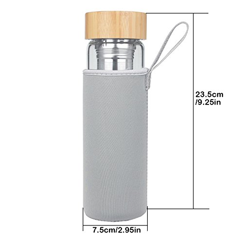 ORIGIN Best BPAFree Fruit and Tea Infuser Borosilicate Glass Water