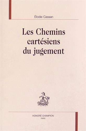 Les  chemins cartésiens du jugement